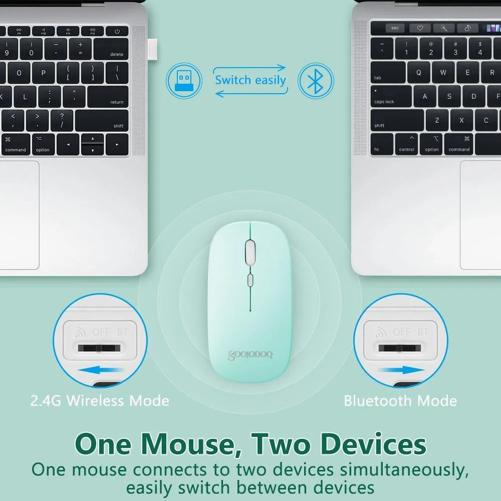 Bluetooth Mini Thin Keyboard Mouse Set