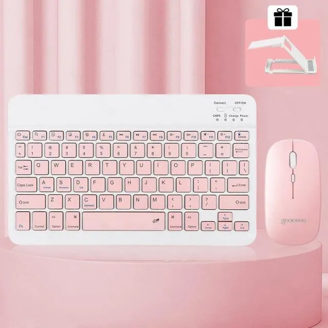 Bluetooth Mini Thin Keyboard Mouse Set