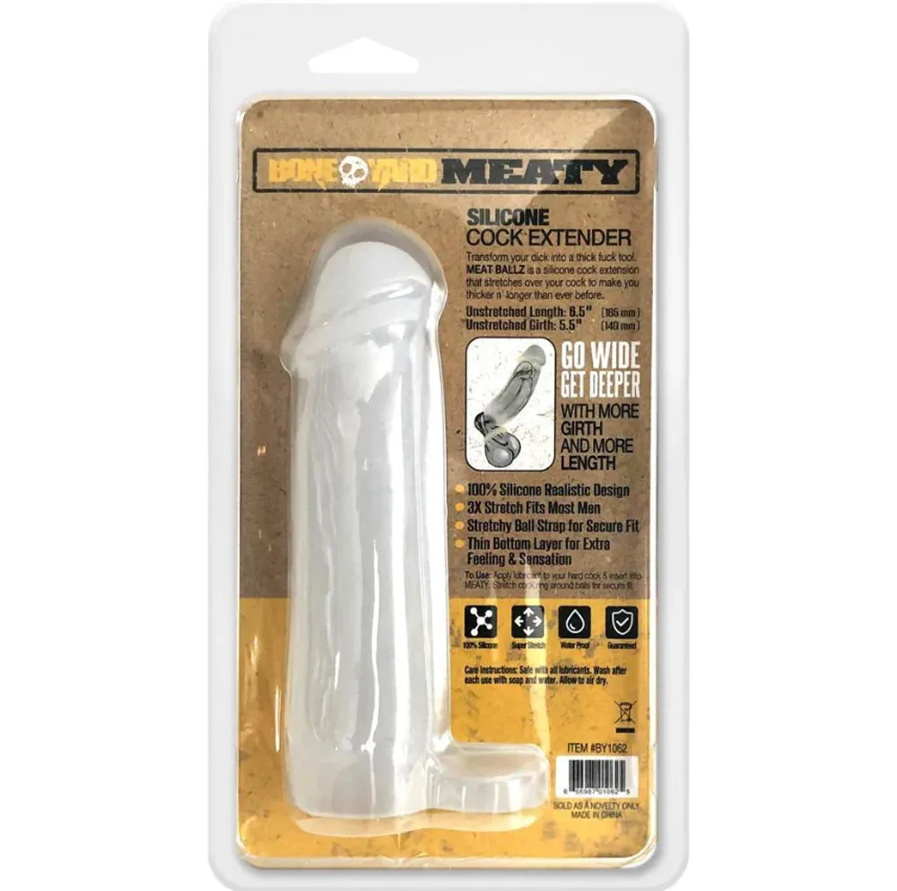 Boneyard Meaty Cock Extender -Clear