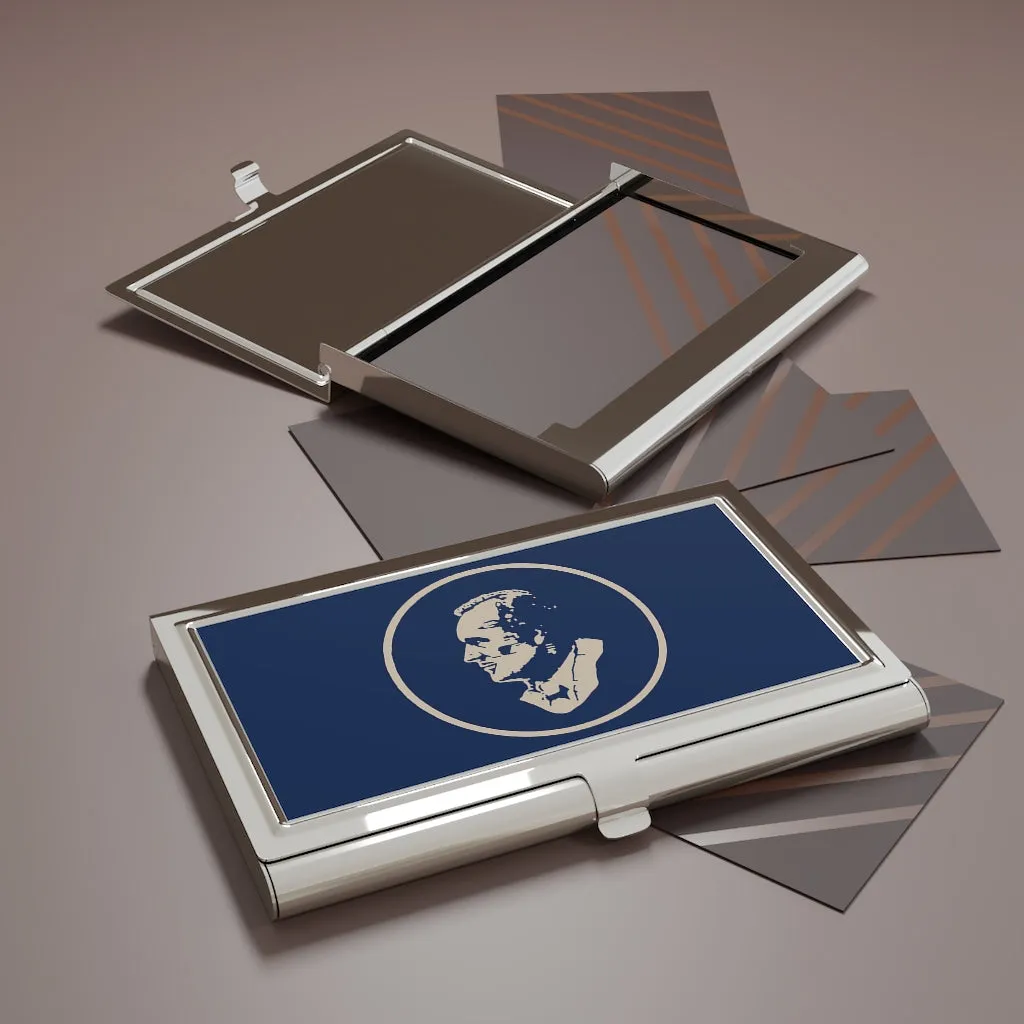 Business Card Holder With Classic Logo