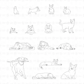 Cad Pets Domestic Animals