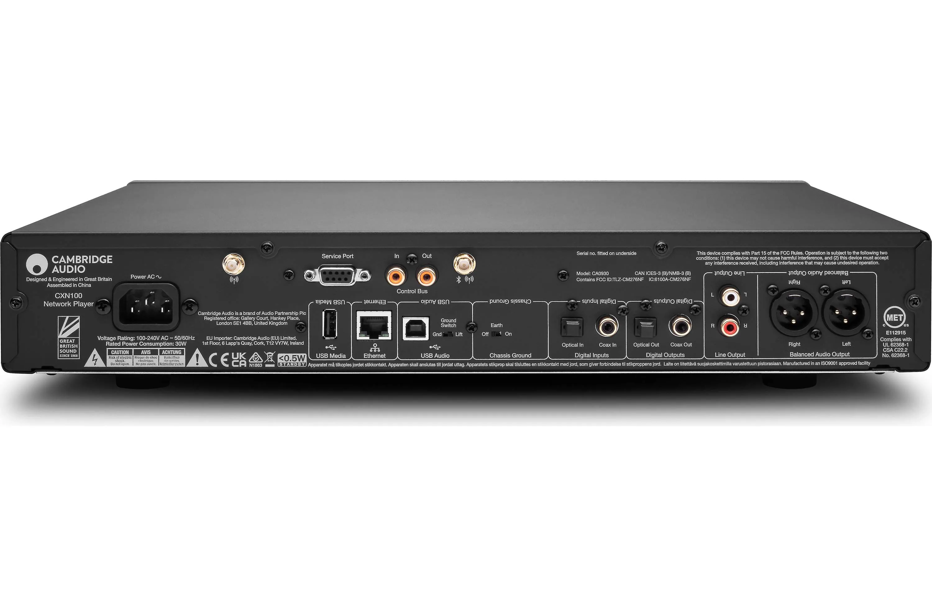 Cambridge Audio CXN100 Network Audio Streamer - Luna Grey