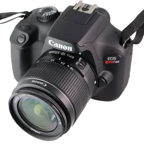 Canon EOS Rebel T100 Camera with EF-S 18-55MM 1:3.5-5.6 III Lens