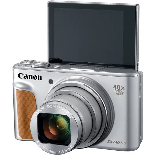 Canon PowerShot SX740 HS Digital Camera - Silver