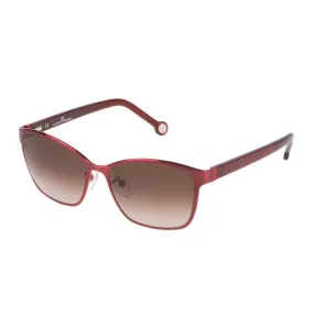 Carolina Herrera Red Metal Sunglasses