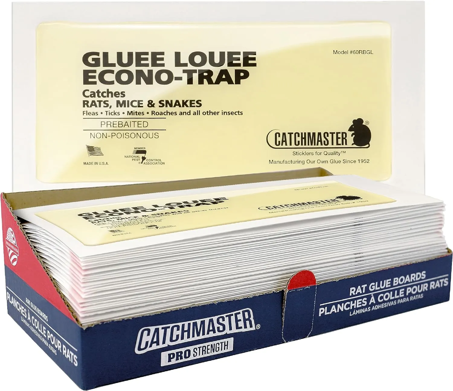 CatchMaster Gluee Louee Heavy Duty Econo-Trap Glue Board Traps (30R)