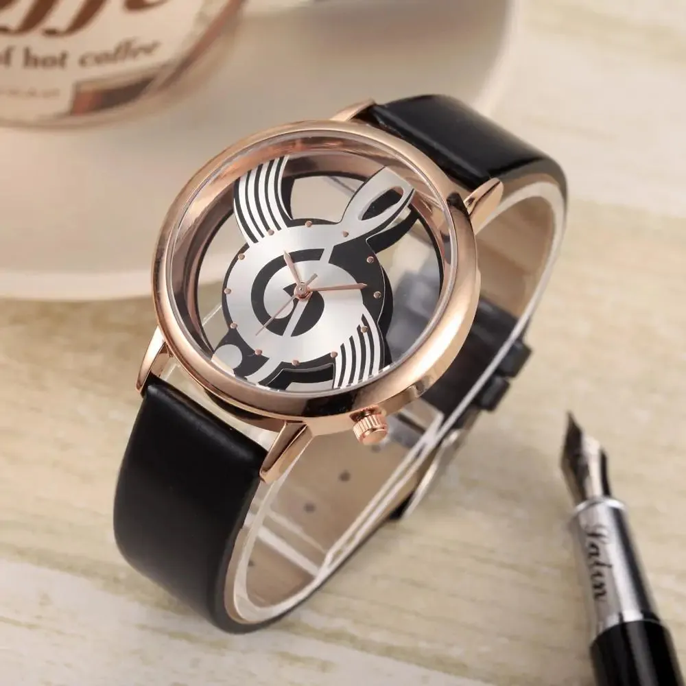 Classic G Clef Musical Wrist Watch