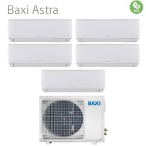 Climatizzatore Condizionatore Baxi Penta Split Inverter Serie Astra 7 7 9 9 12 con LSGT125-5M R-32 Wi-Fi Optional 7000 7000 9000 9000 12000 - Novità