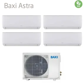 Climatizzatore Condizionatore Baxi Quadri Split Inverter Serie Astra 9 9 9 9 con LSGT100-4M R-32 Wi-Fi Optional 9000 9000 9000 9000 - Novità