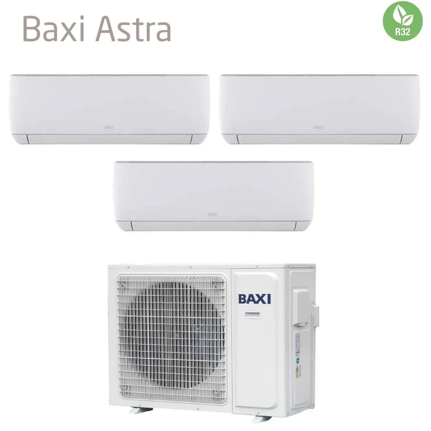 Climatizzatore Condizionatore Baxi Trial Split Inverter serie ASTRA 7 7 9 con LSGT60-3M R-32 Wi-Fi Optional 7000 7000 9000 - Novità