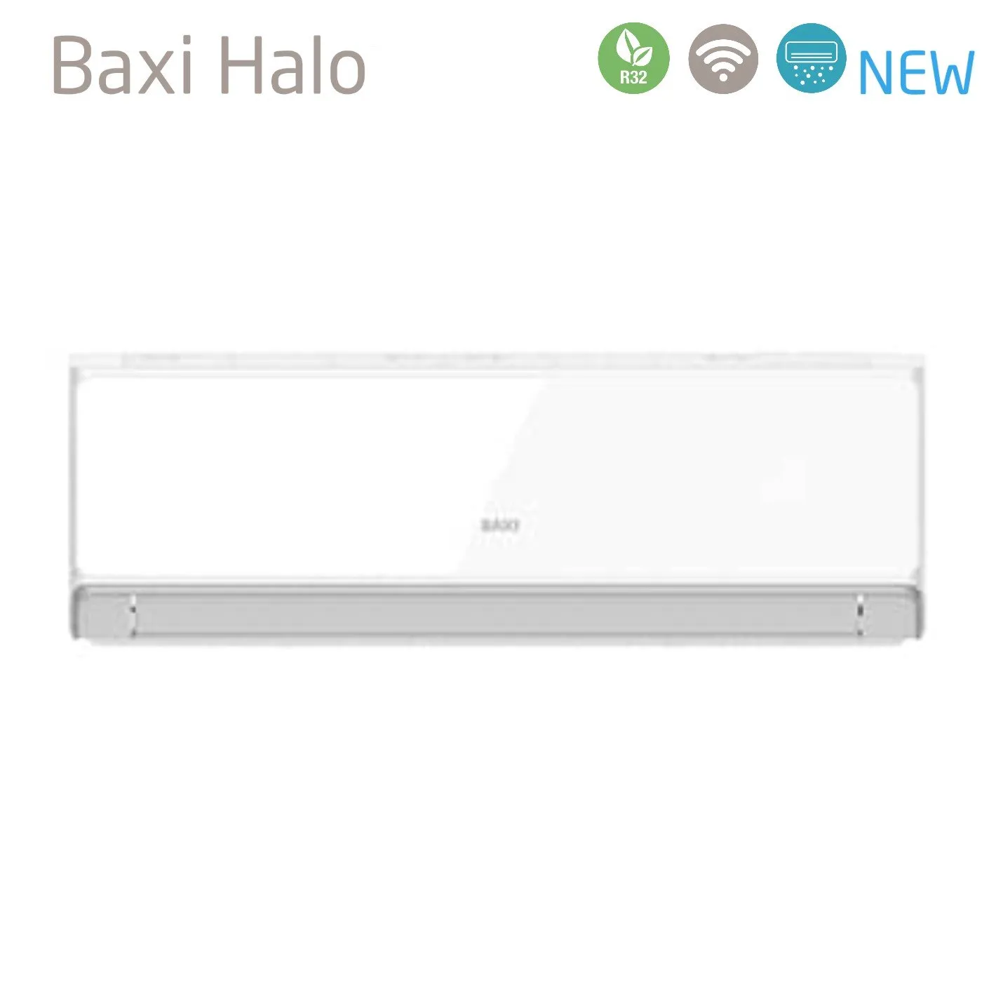 Climatizzatore Condizionatore Baxi Trial Split Inverter Serie HALO BIANCO 9 12 12 con LSGT70-3M R-32 Wi-Fi Integrato 9000 12000 12000