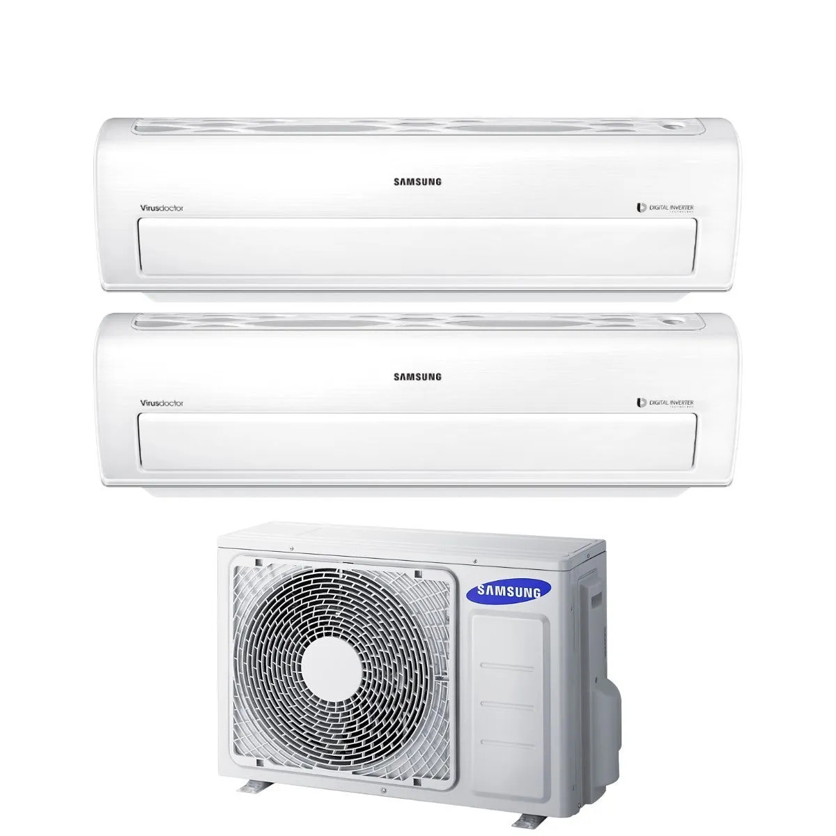 Climatizzatore Condizionatore Samsung Dual Split Inverter serie AR7000M 7 7 con AJ050FCJ2EH/EU R-410 Wi-Fi Integrato 7000 7000