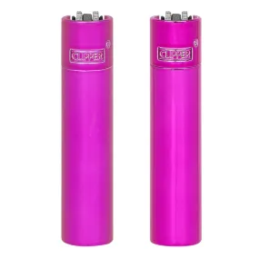 Clipper Metal Lighter - Sparkling Fuchsia