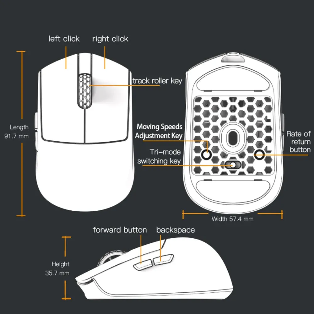 Darmoshark M5 8K Wireless Gaming Mouse