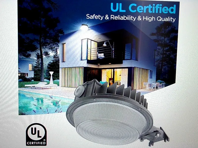 Deerdance Grey Outdoor Security Flood Light for Home Safety