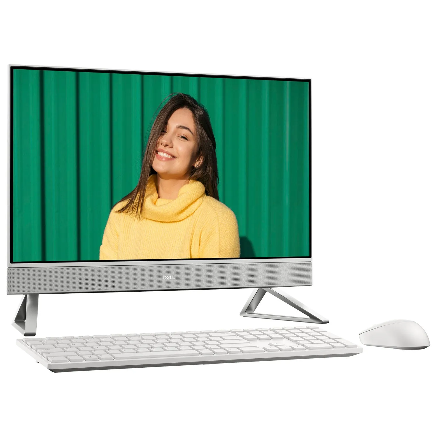 Dell Inspiron 24" All-in-One PC - White (AMD Ryzen 5 5625U/512GB SSD/12GB RAM/Windows 11) - English