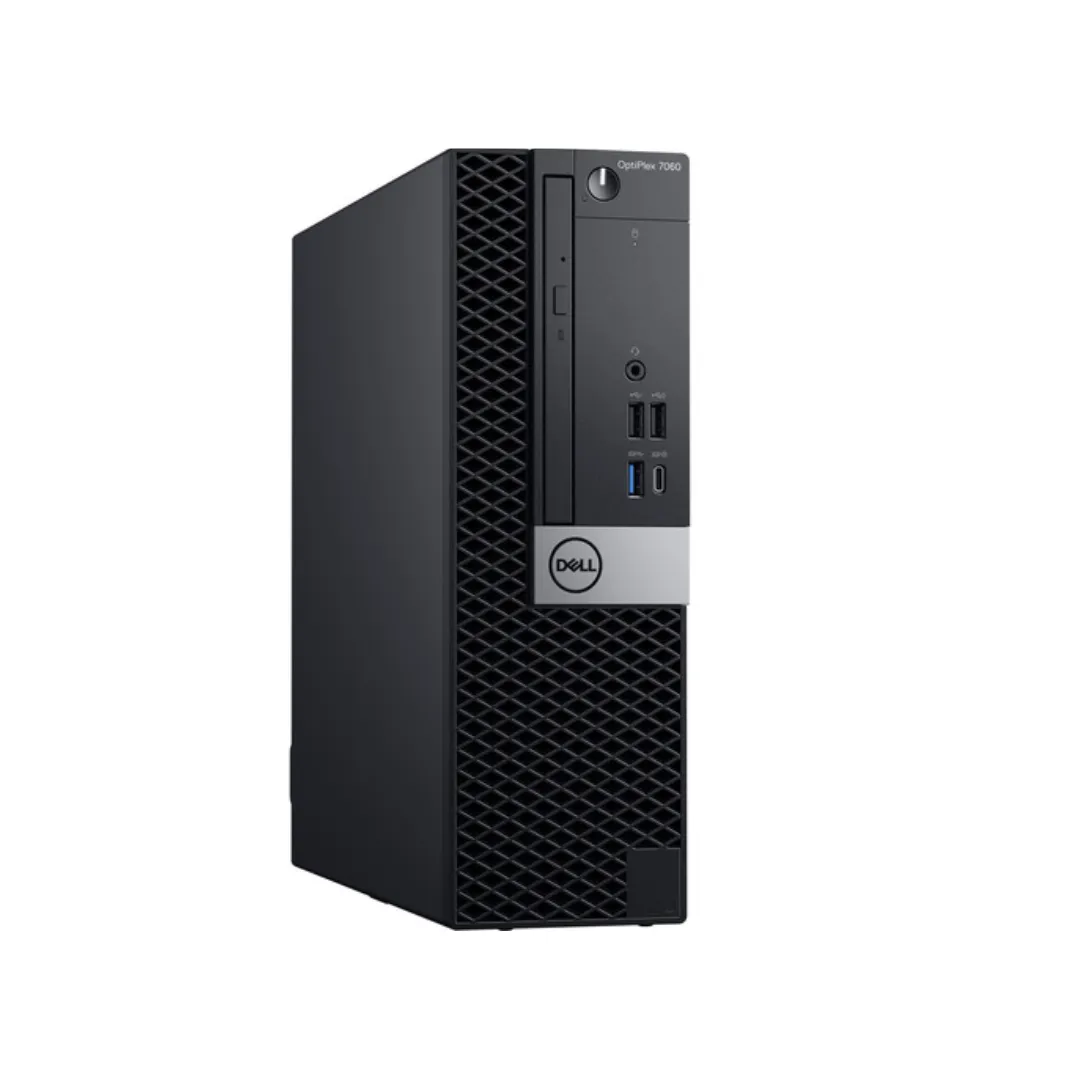 Dell OptiPlex 7060, SFF Desktop, Intel Core i7-8700, 3.2GHz, 32GB RAM, 512GB M2 SSD, Windows 11 Pro - Grade A Refurbished