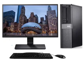 Dell Optiplex 9010 Core I7 3770 22" Dell Monitor~Windows 10 64 Bit  Keyboard~Mouse~WiFi Refurbished