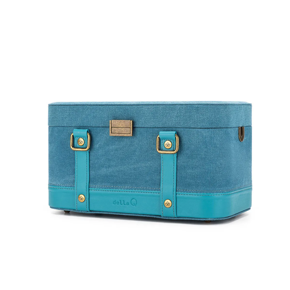 della Q Maker's Train Case - Teal