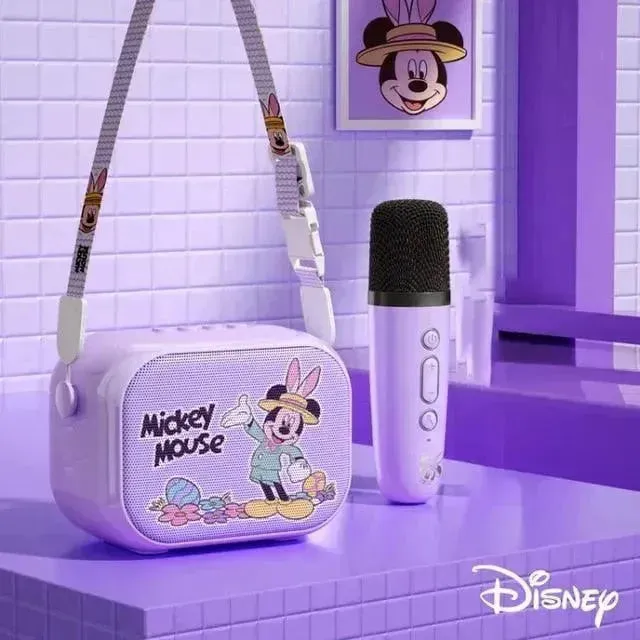 Disney Mini Wireless Stitch Mickey Karaoke Speaker