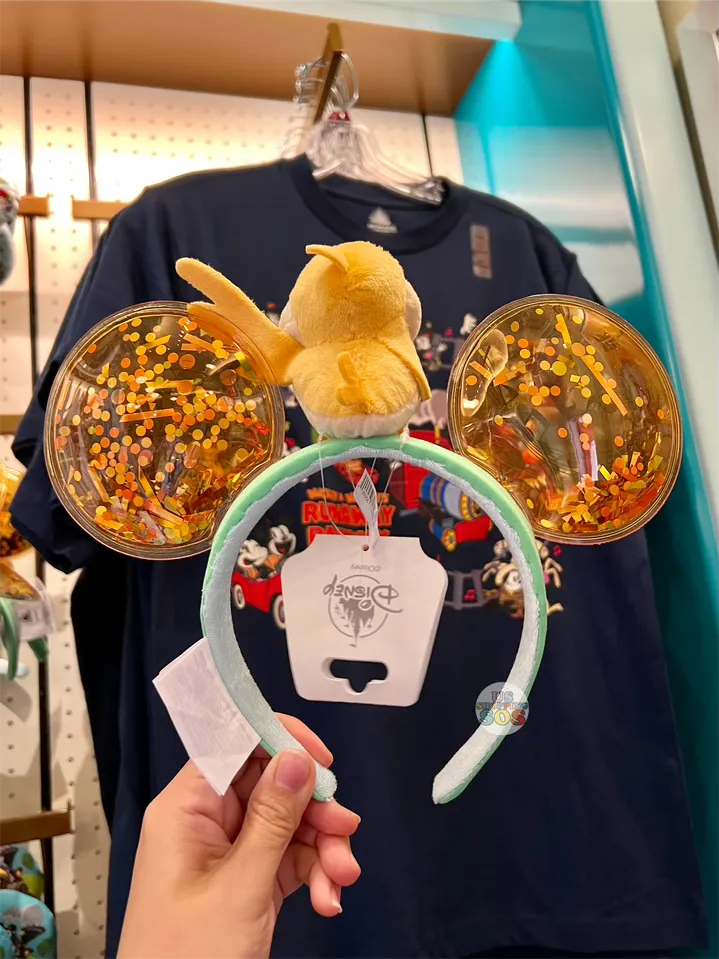 DLR - Mickey & Minnie's Runaway Railway - Chuuby Plush Confetti Ear Headband