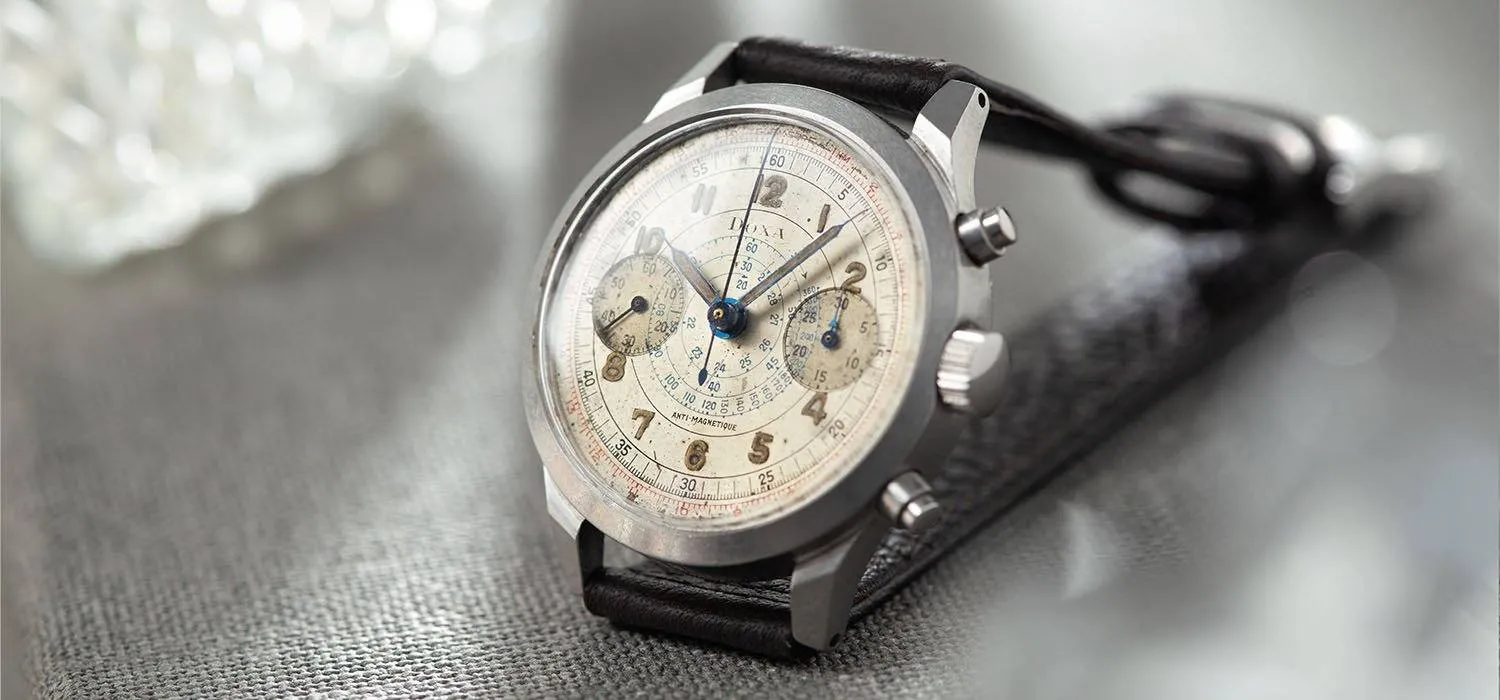 Doxa Multi Scale Steel Spillman Case Chronograph