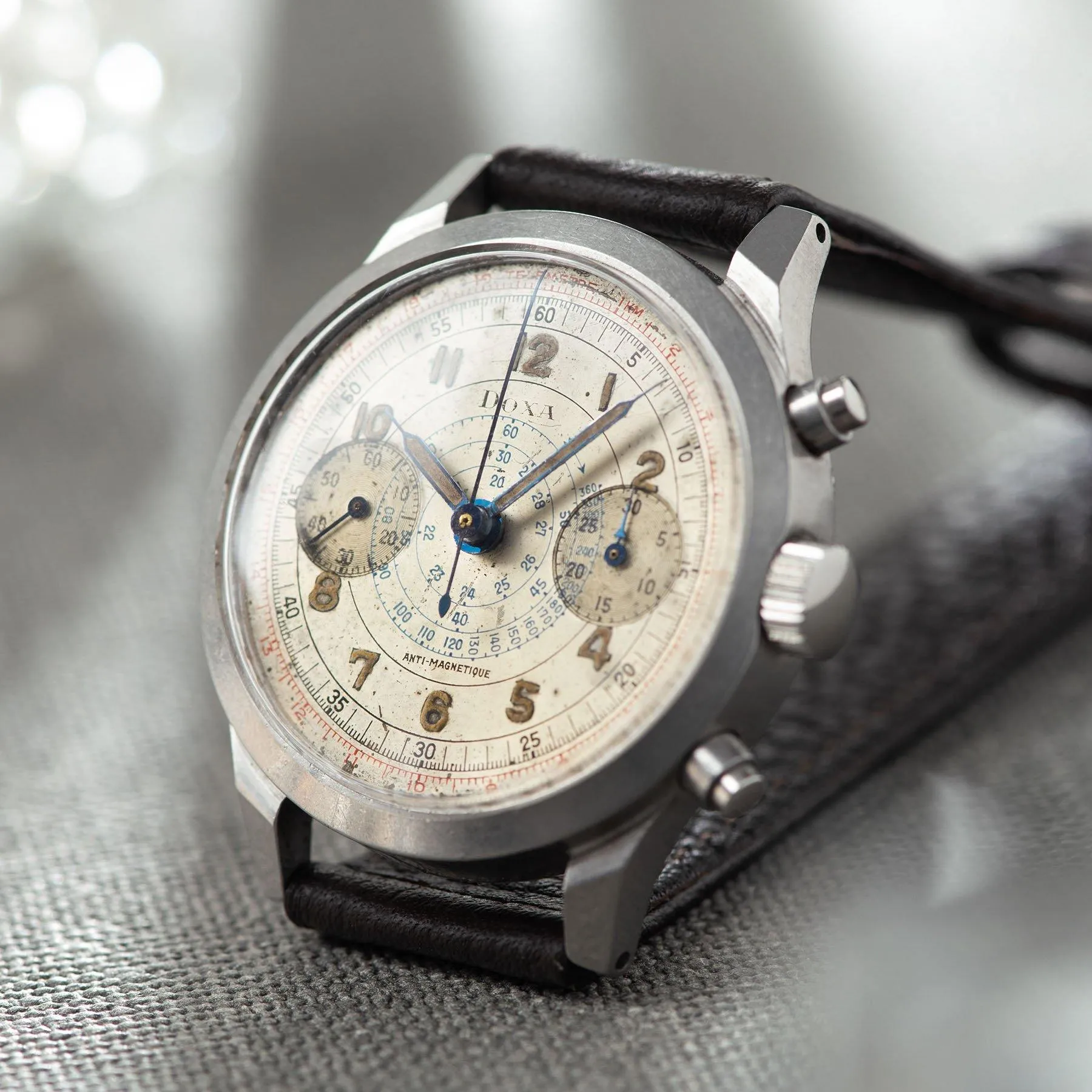 Doxa Multi Scale Steel Spillman Case Chronograph