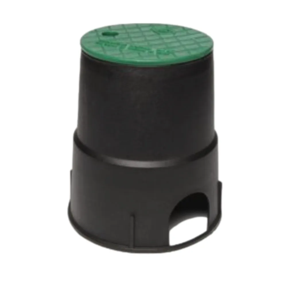 Dura Valve Box Round Lid Overlapping ICV