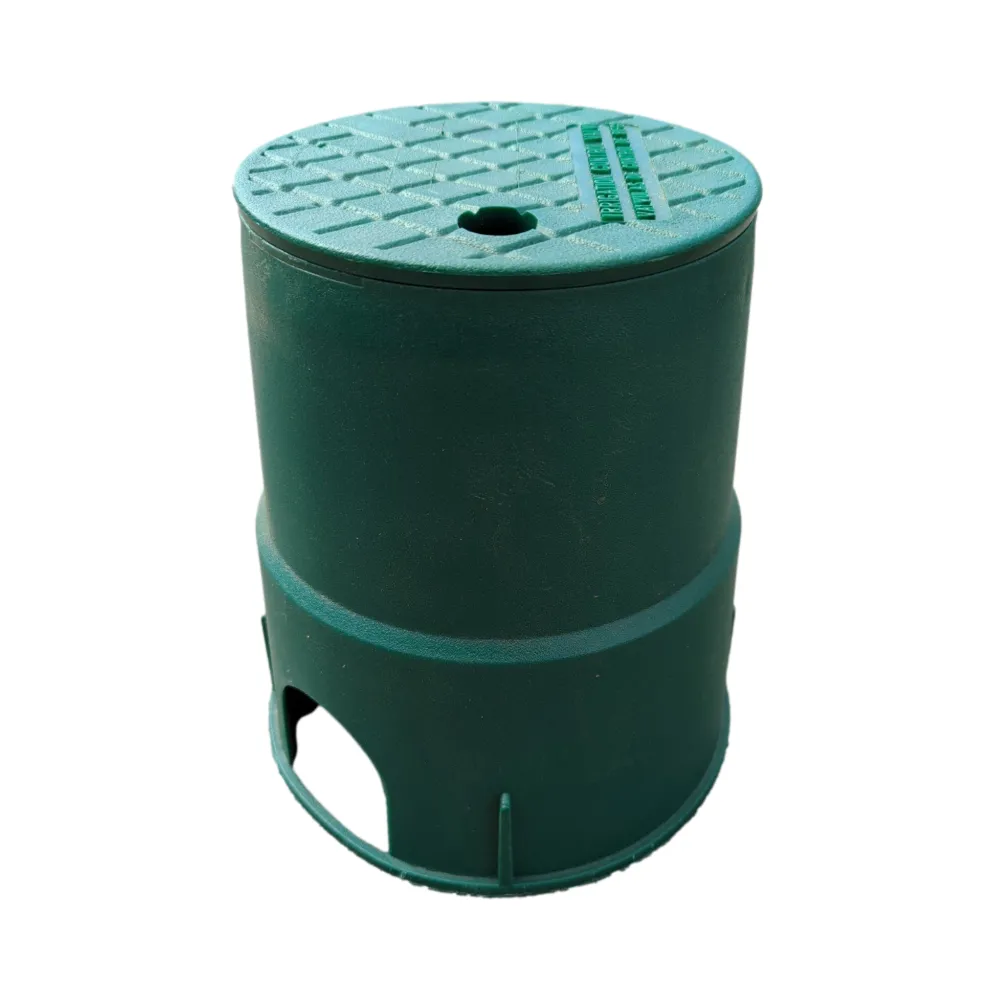 Dura Valve Box Round Lid Overlapping ICV