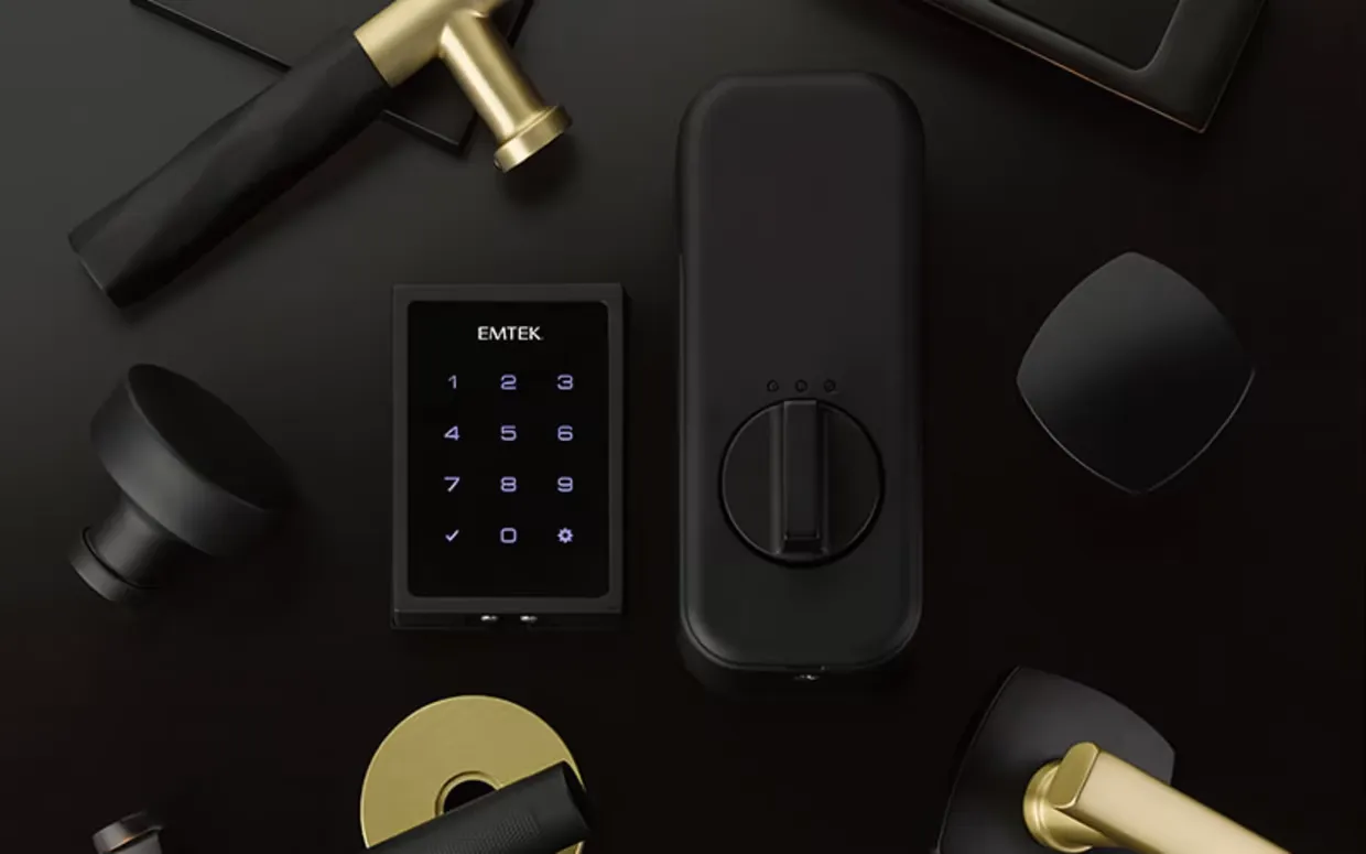 Emtek - Electronic Locksets - EMPowered Motorized Touchscreen Keypad Deadbolt (SMART Connected by Yale Access)