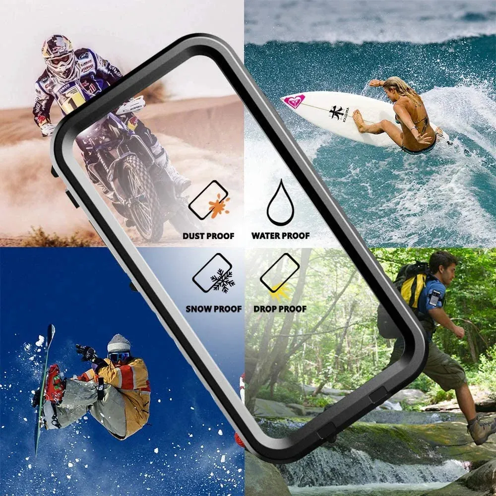 Entronix Waterproof Case for Apple iPhone 11 Case, Full Body Shockproof with Built In Screen Protector, Heavy Duty Cover