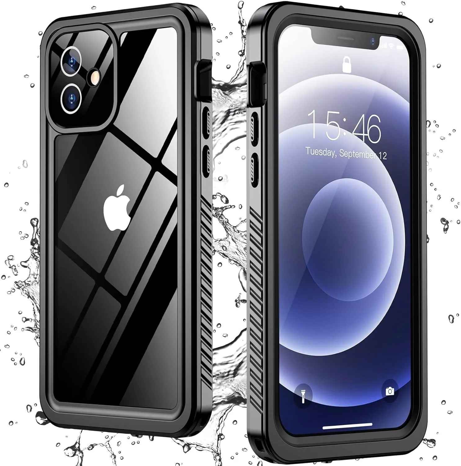 Entronix Waterproof Case for Apple iPhone 11 Case, Full Body Shockproof with Built In Screen Protector, Heavy Duty Cover