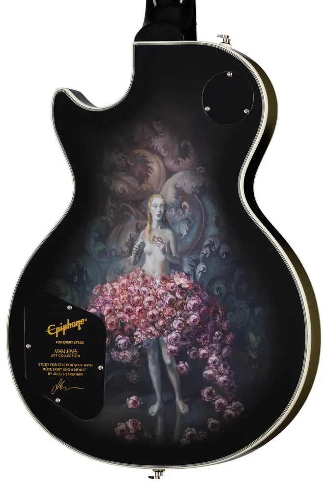 Epiphone Adam Jones Signature Les Paul Julie Heffernan Art - Study For Self-Portrait With Rose Skirt And A Mouse