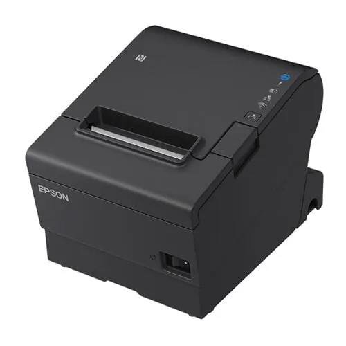 Epson TMT88VII Receipt Printer, Ethernet, Serial, USB, Black