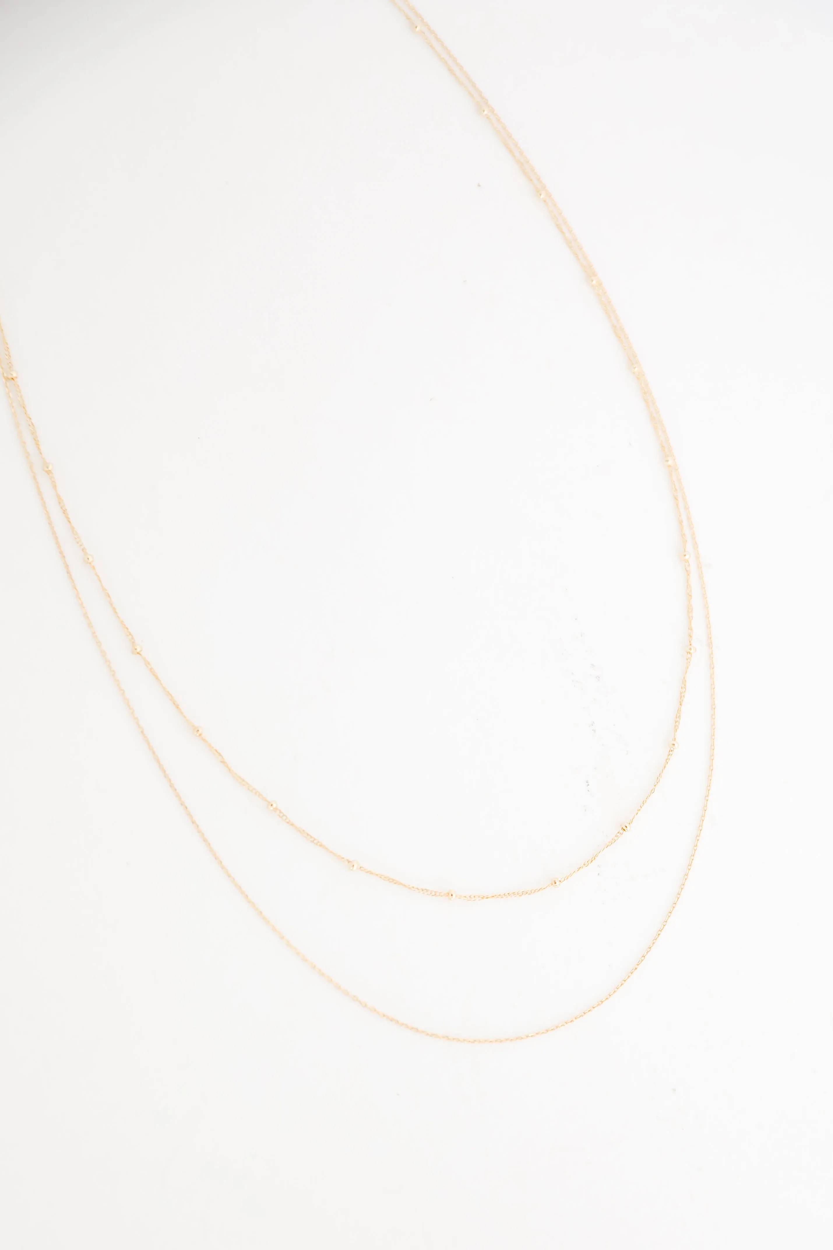 Esther Gold Layered Chain Necklace