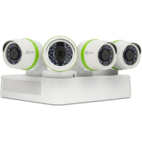 Ezviz 4-Channel 1536p Video Security System, 4 3MP Cameras, 1TB HDD - BD-1434B1 (Certified Refurbished)