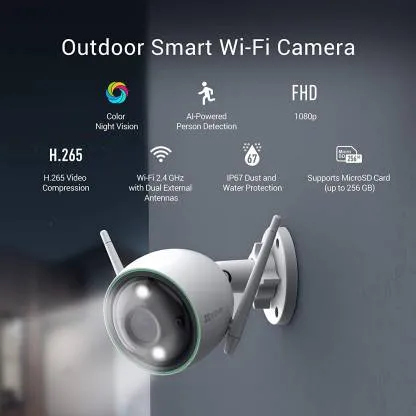 EZVIZ C3N Outdoor Smart WiFi Camera