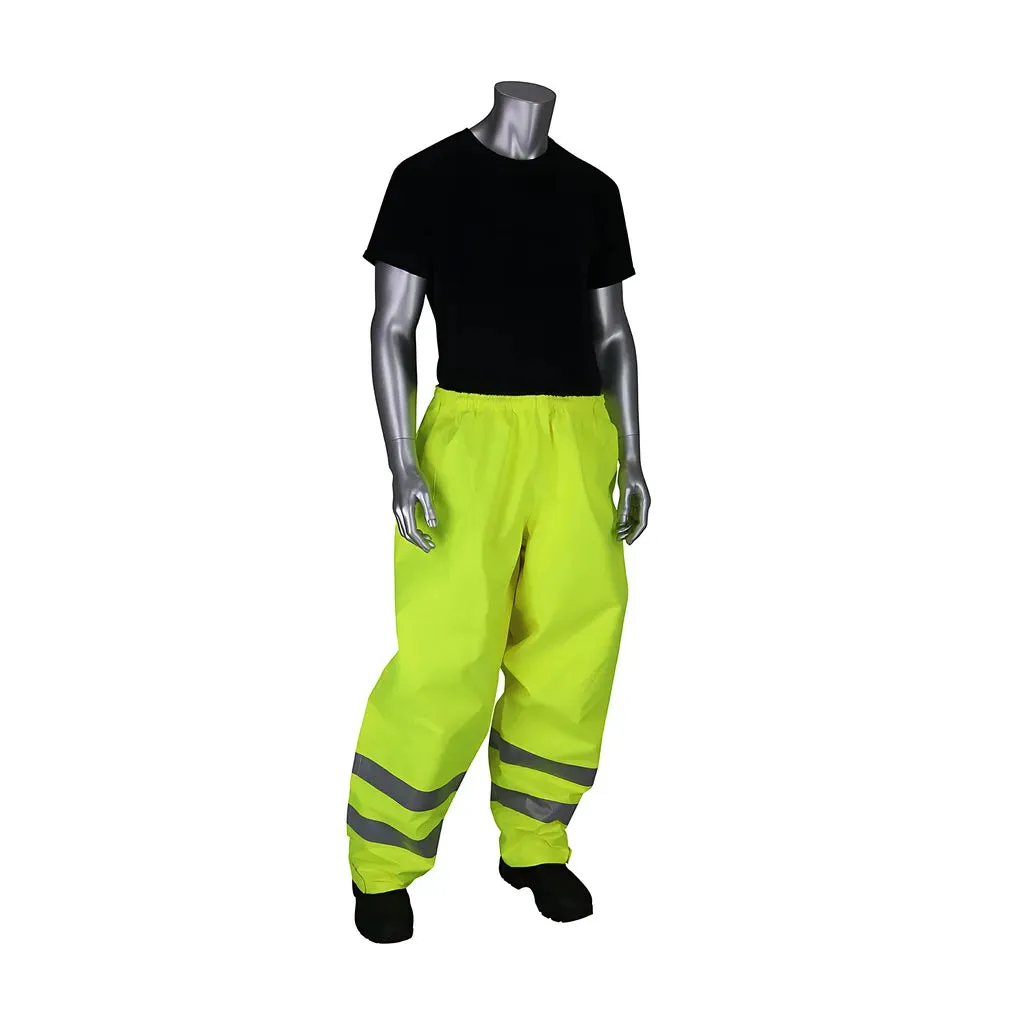 Falcon 353-2002-LY/XL ANSI Class E Heavy Duty Waterproof Breathable Pants