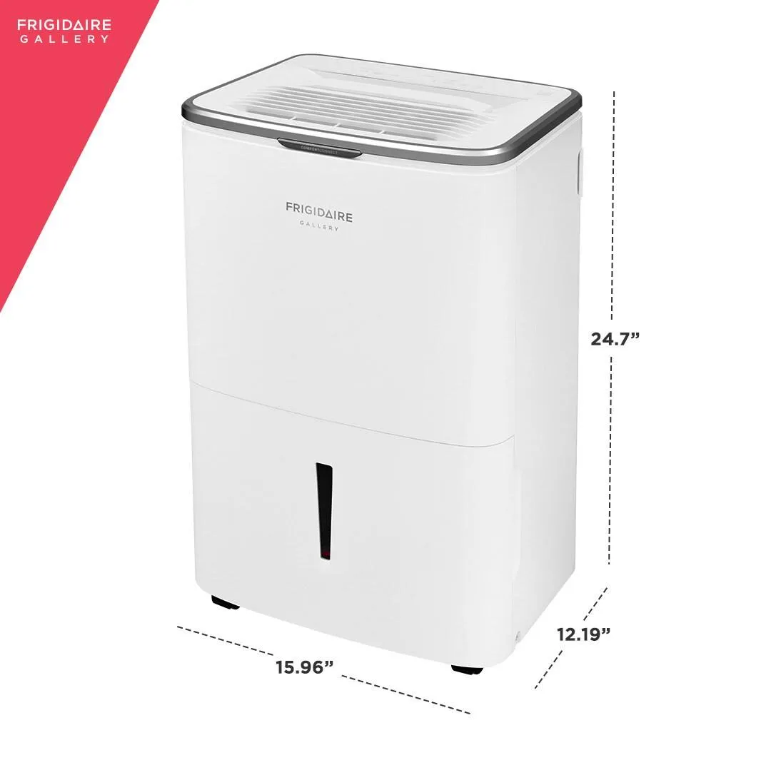 FGAC5044W1 Frigidaire Gallery High Humidity 50 Pint Capacity Dehumidifier with Wi-Fi