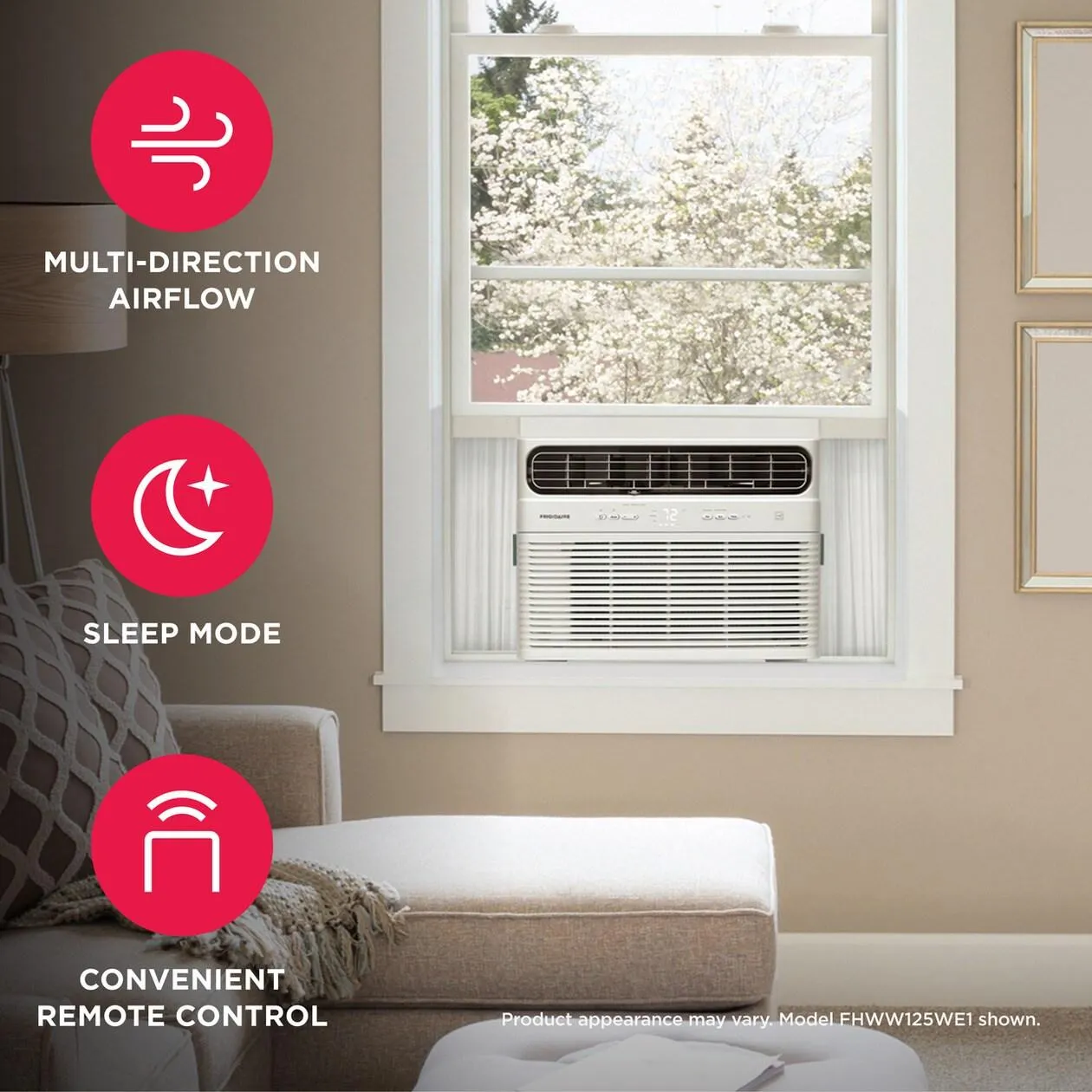 FHWW245WE2 Frigidaire 24,000 BTU Inverter Window Room Air Conditioner with Wi-Fi (Energy Star)