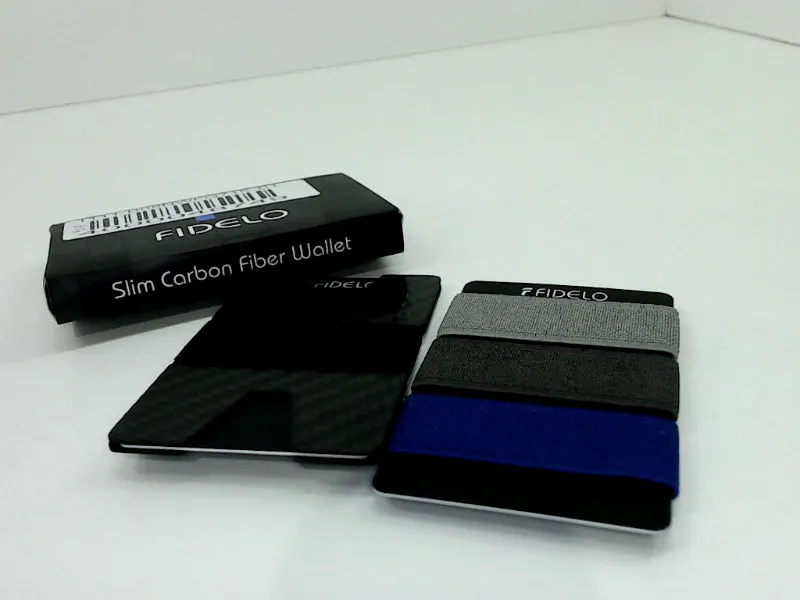 Fidelo Men's Slim Carbon Fiber Wallet - No Size