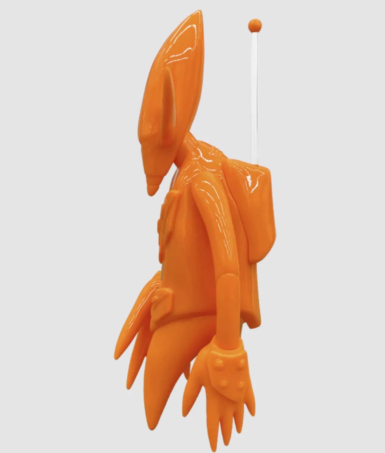 FL-001 Pointman Orange Vinyl Figure Art Toy by Futura 2000- Leonard McGurr