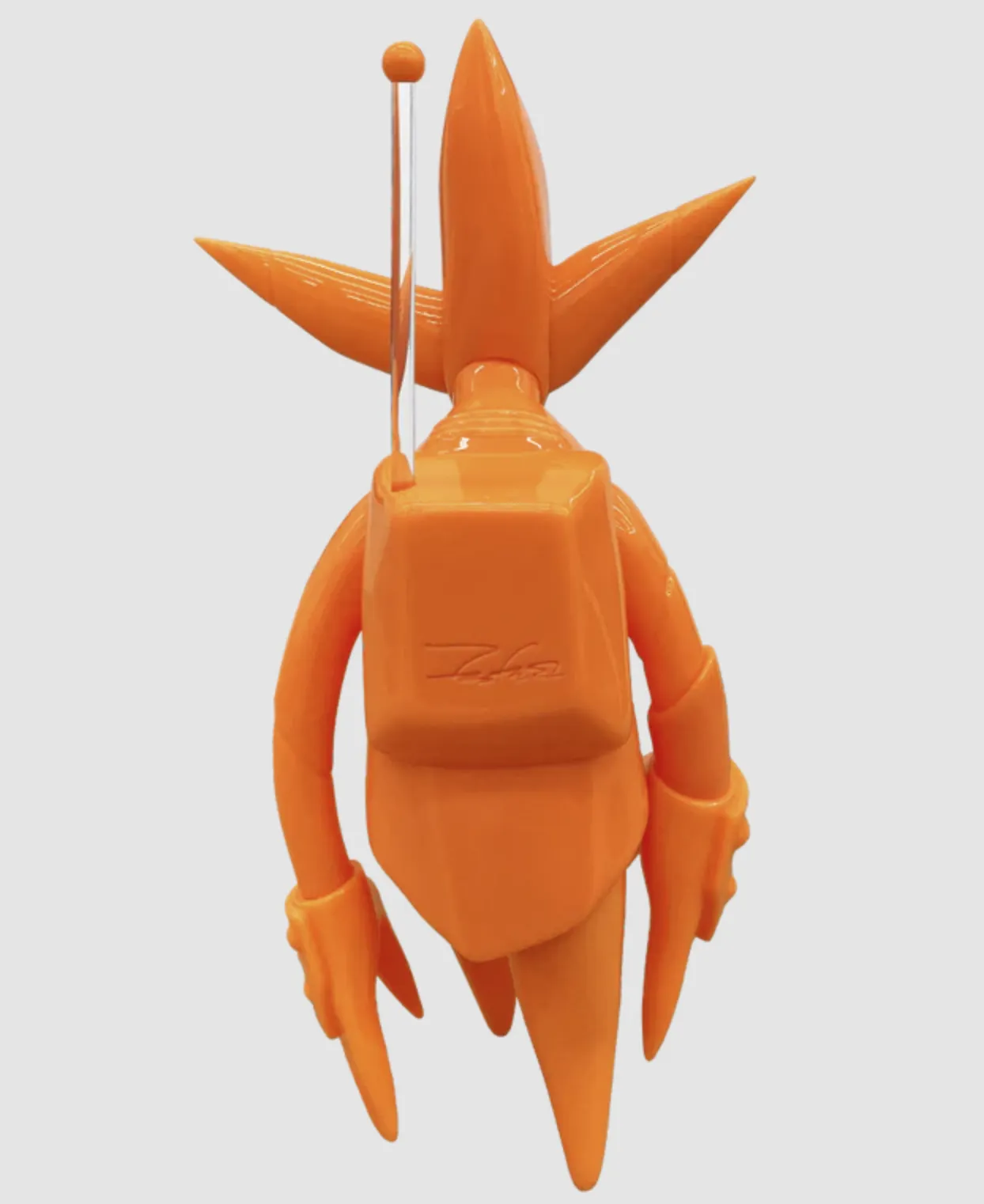 FL-001 Pointman Orange Vinyl Figure Art Toy by Futura 2000- Leonard McGurr