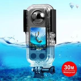 For Insta360 X3 PULUZ 30m Underwater Waterproof Housing Case