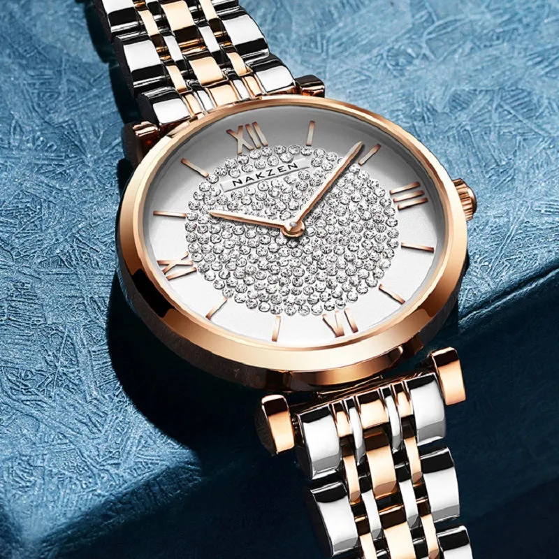 Full of Rhinestone Dial Women's Watch