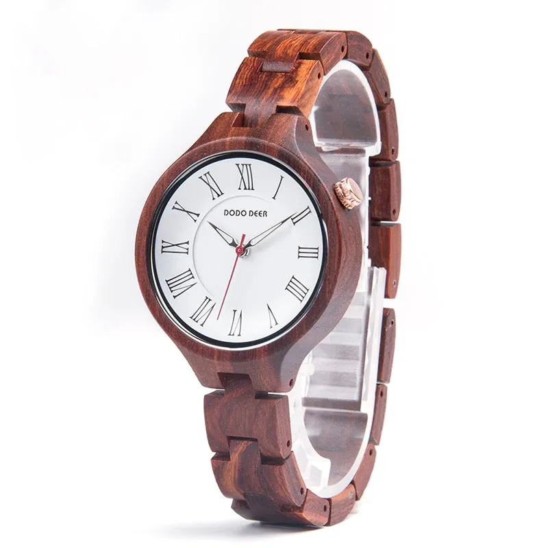 Funki Buys | Watches | Women's Wood Quartz Wristwatches