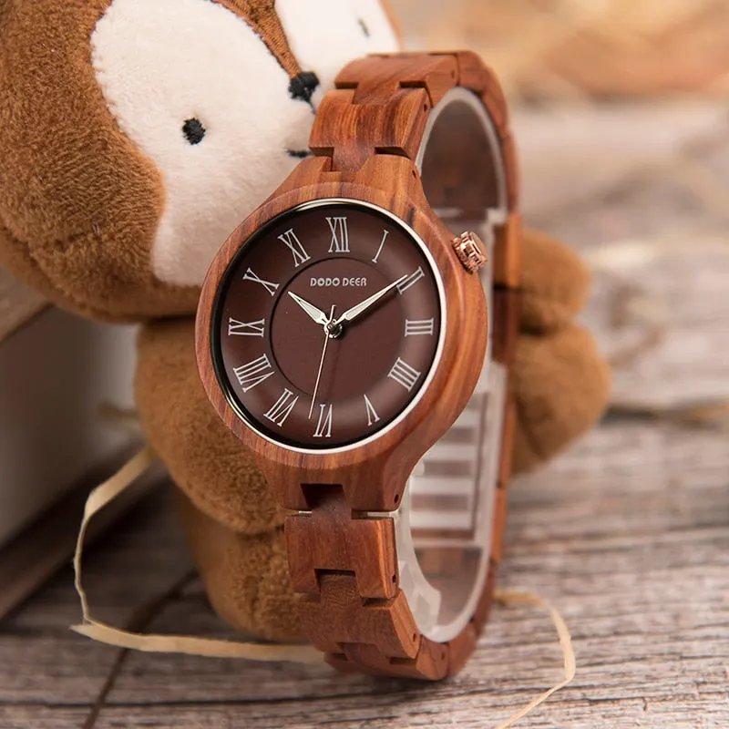 Funki Buys | Watches | Women's Wood Quartz Wristwatches