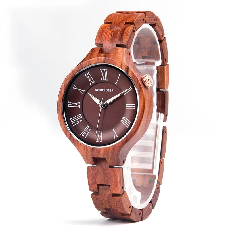 Funki Buys | Watches | Women's Wood Quartz Wristwatches