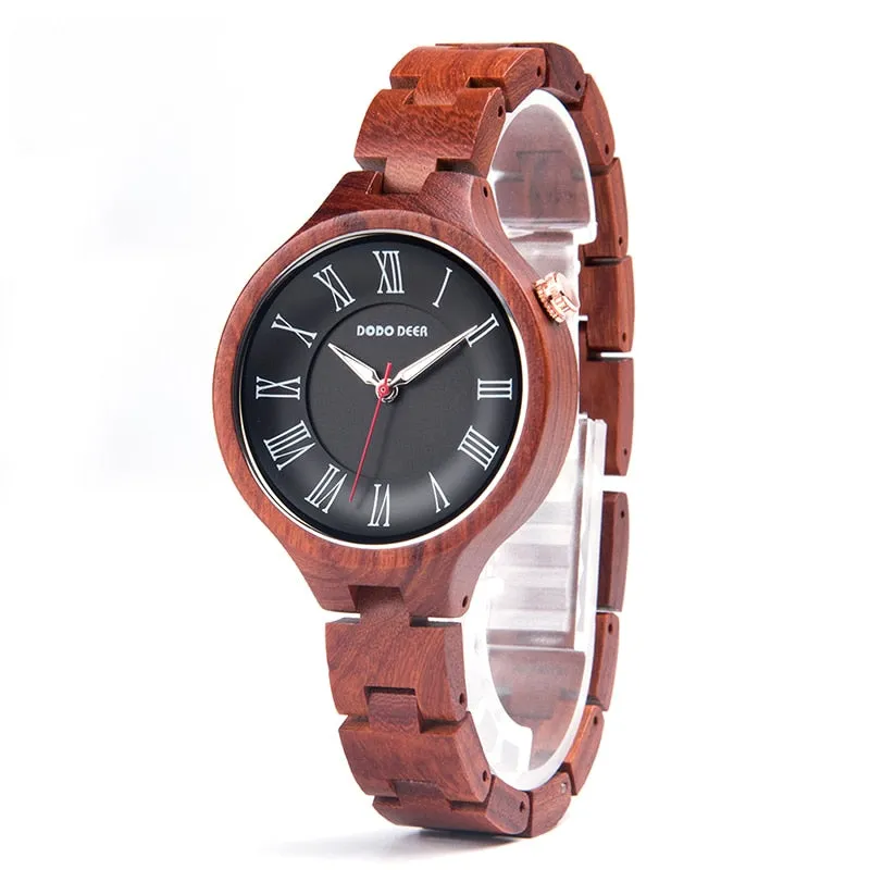 Funki Buys | Watches | Women's Wood Quartz Wristwatches