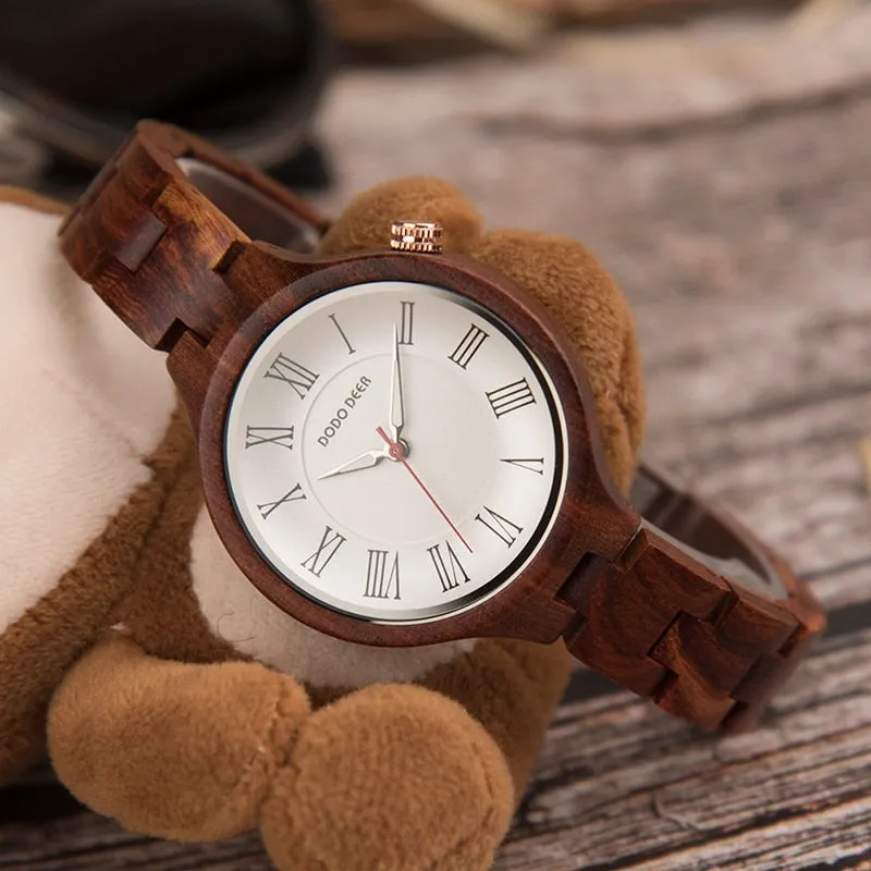 Funki Buys | Watches | Women's Wood Quartz Wristwatches